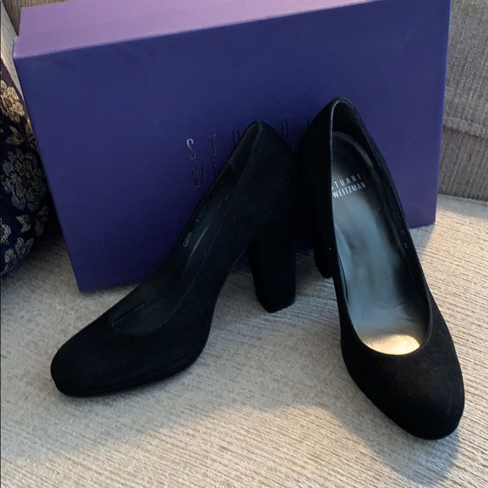 Stuart Weizmann black suade